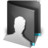 Users Folder Black Icon